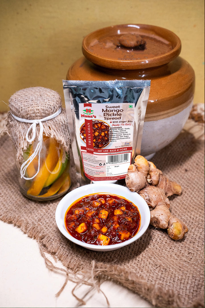 Sweet Mango Pickle Spread (with Ginger bits)
