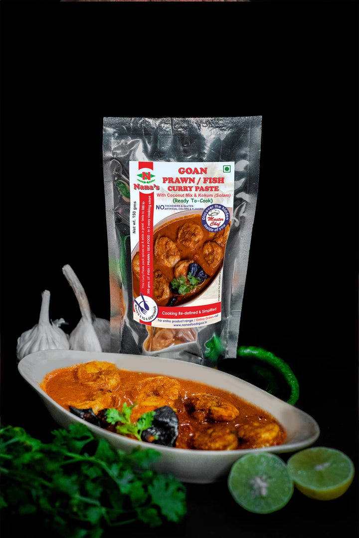 Goan Prawn/Fish Curry Paste with Coconut Mix & Kokum (Solam)