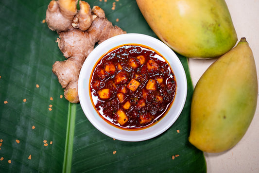 Sweet Mango Pickle Spread (with Ginger bits)