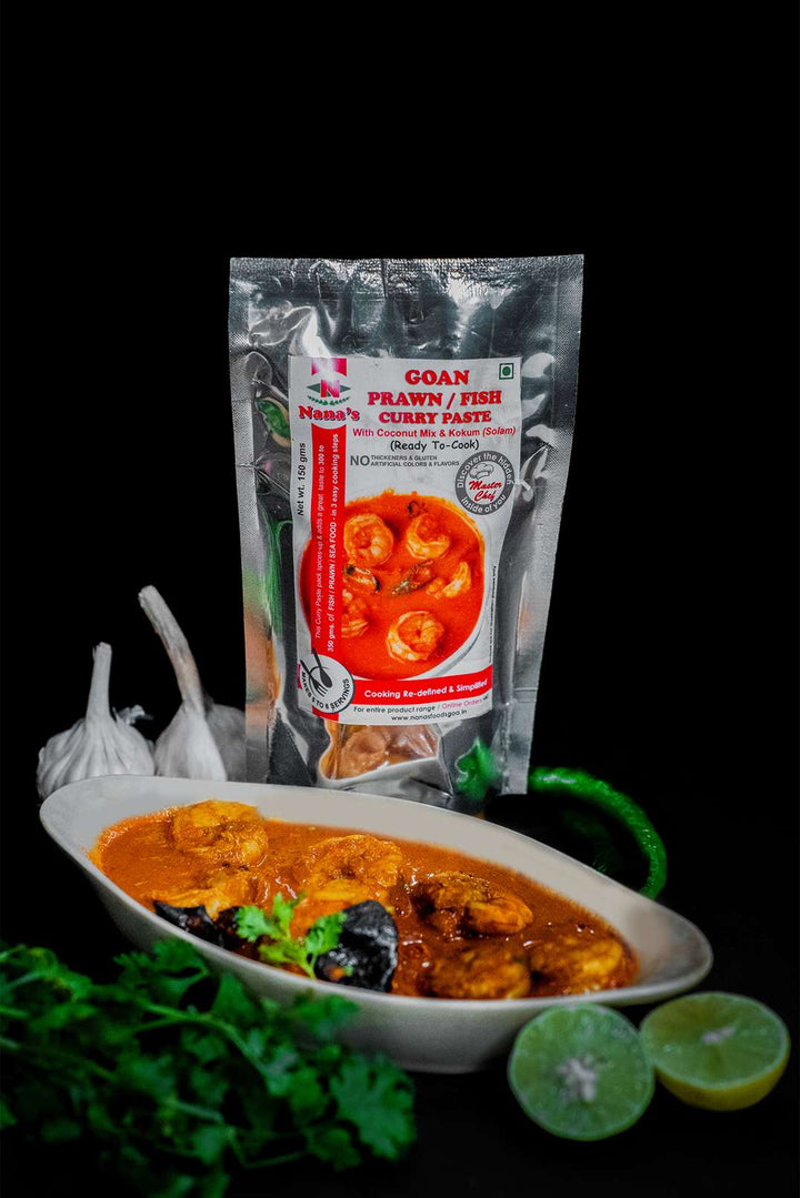 Goan Prawn/Fish Curry Paste with Coconut Mix & Kokum (Solam)